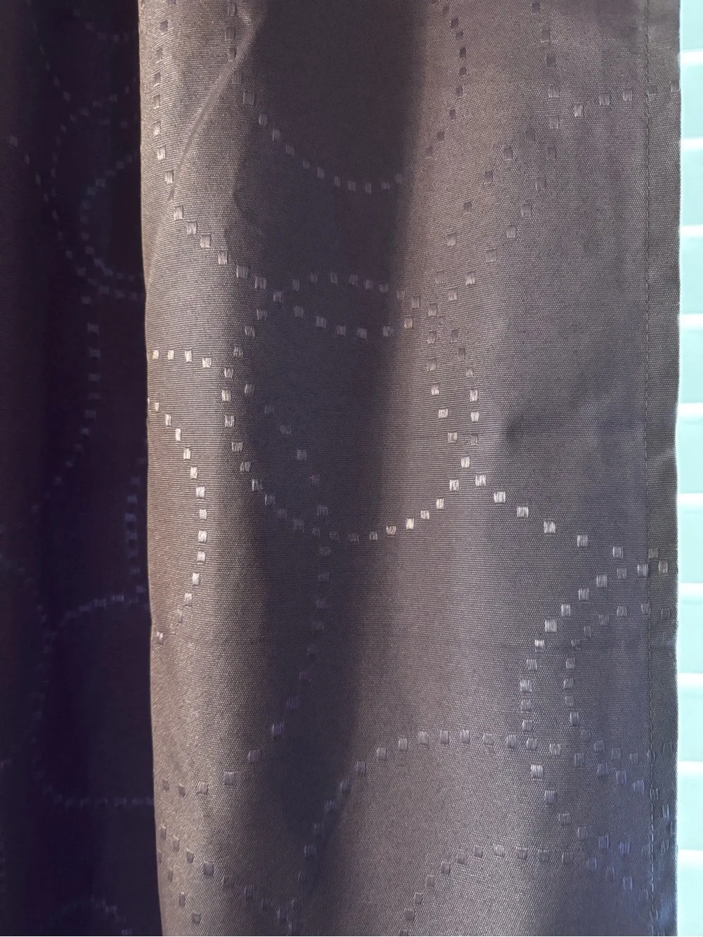 Target Lavender Rod-Pocket Curtain Panel with Dotted Circle Design